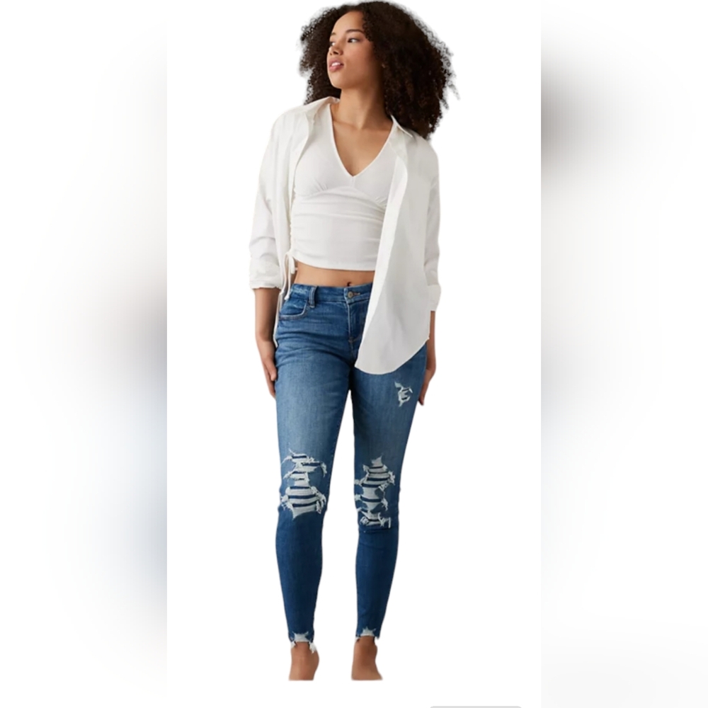 EUC American Eagle Curvy Jeggings